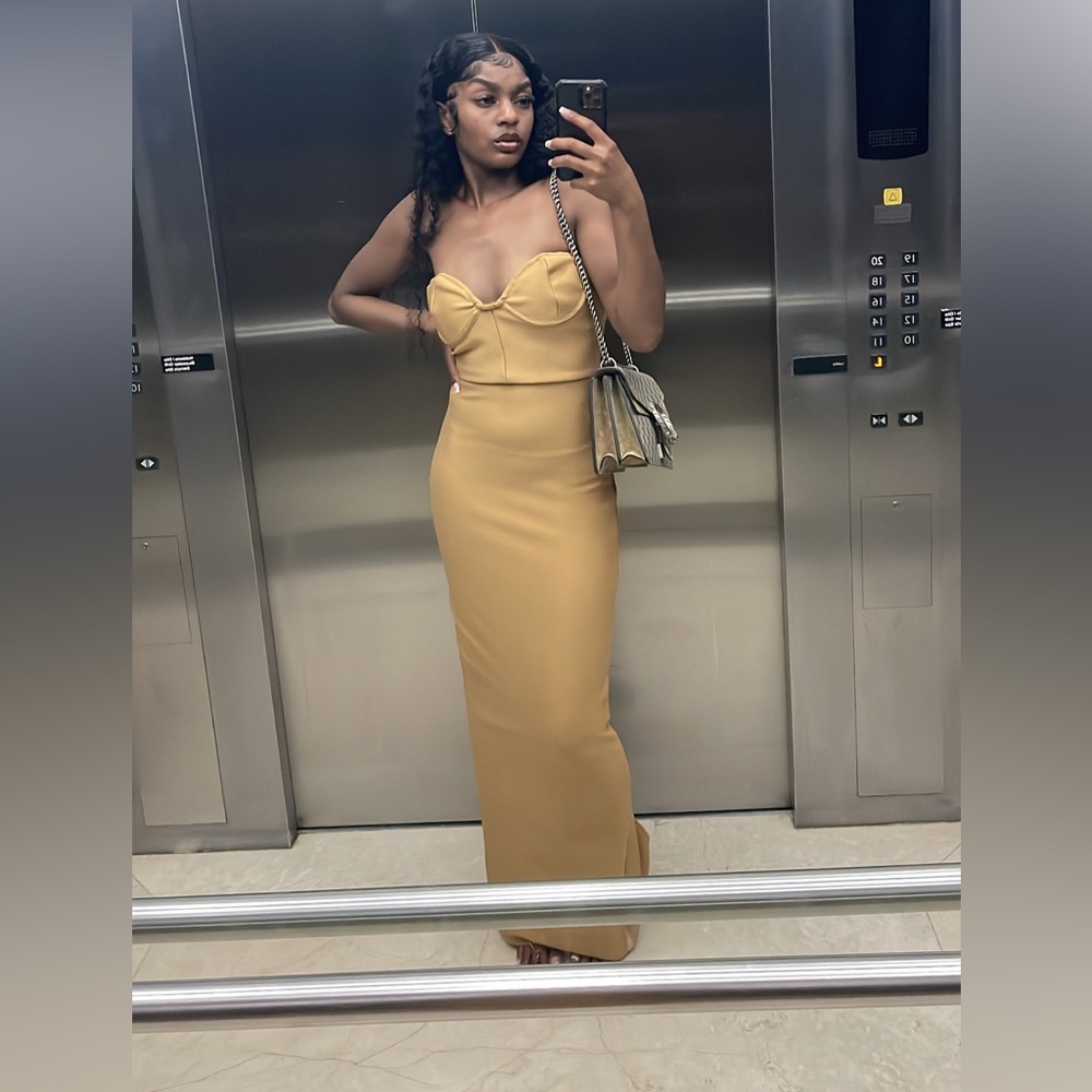 PLT BANDAGE DRESS, WORN ONCE.